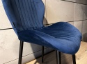 Krzesło tapicerowane MONTI VELVET BLUE