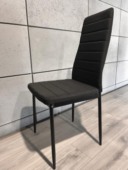 Krzesło tapicerowane VALVA FABRIC BLACK