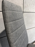 Krzesło tapicerowane VALVA LINE FABRIC GREY