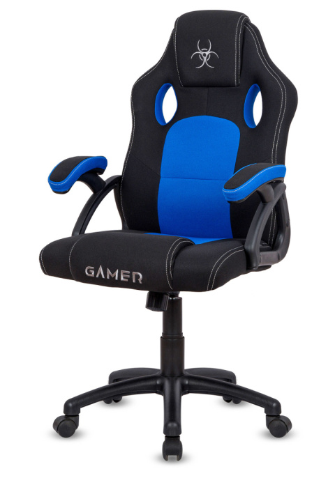 Fotel obrotowy do biurka CARRERA M BLUE FABRIC Fotel obrotowy do biurka CARRERA M BLUE FABRIC