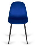 Krzesło tapicerowane GIULIA VELVET BLUE