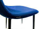Krzesło tapicerowane GIULIA VELVET BLUE