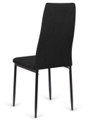 Krzesło tapicerowane VALVA LINE VELVET BLACK