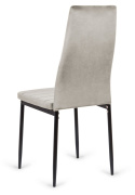 Krzesło tapicerowane VALVA LINE VELVET GREY