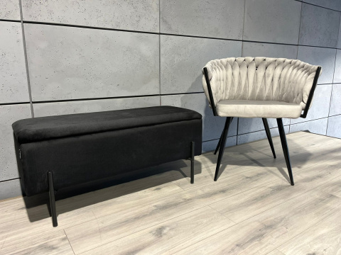 PUFA kufer Lugano LUZZI BLACK VELVET 95 PUFA kufer Lugano LUZZI BLACK VELVET 95