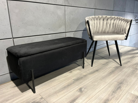 PUFA kufer Lugano LUZZI BLACK VELVET 95 PUFA kufer Lugano LUZZI BLACK VELVET 95