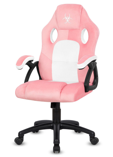 Fotel obrotowy do biurka CARRERA M ALCANTARA PINK FROST Fotel obrotowy do biurka CARRERA M ALCANTARA PINK FROST