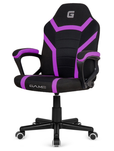 Fotel obrotowy do biurka MARIO BLACK PURPLE Fabric Fotel obrotowy do biurka MARIO BLACK PURPLE Fabric