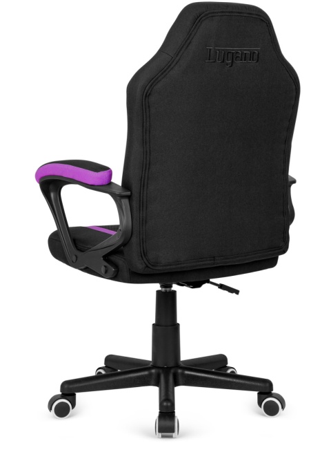 Fotel obrotowy do biurka MARIO BLACK PURPLE Fabric Fotel obrotowy do biurka MARIO BLACK PURPLE Fabric