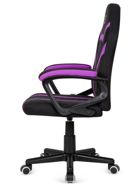 Fotel obrotowy do biurka MARIO BLACK PURPLE Fabric Fotel obrotowy do biurka MARIO BLACK PURPLE Fabric