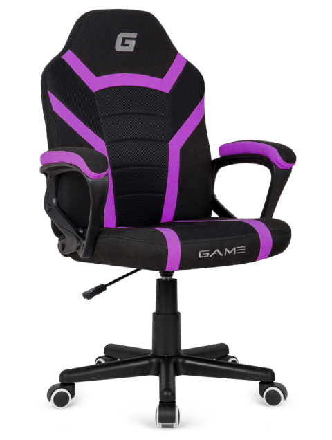 Fotel obrotowy do biurka MARIO BLACK PURPLE Fabric Fotel obrotowy do biurka MARIO BLACK PURPLE Fabric