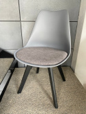 Krzesło skandynawskie OUTLET MONZA LIGHT GREY - Grey Fabric II