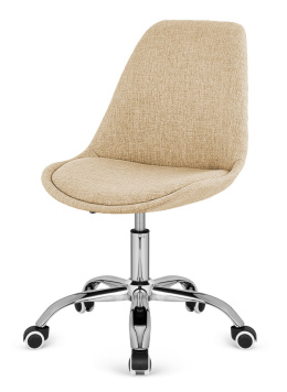 Krzesło obrotowe MONZA OFFICE Beige Fabric