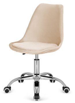 Krzesło obrotowe MONZA OFFICE Beige Velvet