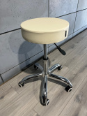 Krzesło obrotowe SIMPLE OFFICE CREAM PU