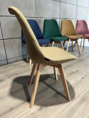 Krzesło skandynawskie MONZA GRANDE BEIGE FABRIC