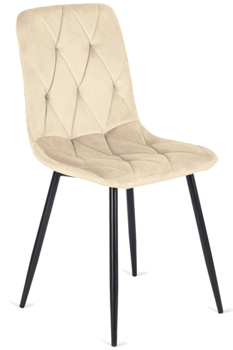Krzesło tapicerowane BORGO VELVET BEIGE Krzesło tapicerowane BORGO VELVET BEIGE