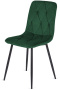 Krzesło tapicerowane BORGO VELVET GREEN FOREST