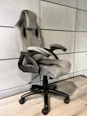 .Fotel obrotowy do biurka CARRERA M ALCANTARA GREY OUTLET