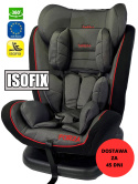 Fotelik samochodowy ISOFIX 360 FORZA RED 0-36 kg uniwersalny