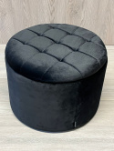 PUFA siedzisko otwierana Lugano OREO BLACK VELVET