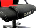 .Fotel obrotowyCARRERA M RED FABRIC GAMER outlet