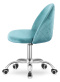 Krzesło obrotowe GLORIA OFFICE LIGHT BLUE VELVET