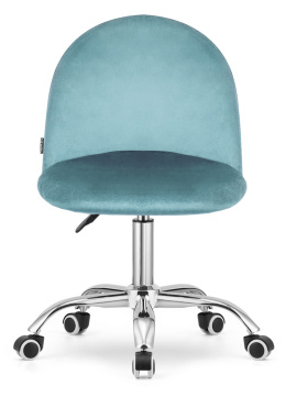 Krzesło obrotowe GLORIA OFFICE LIGHT BLUE VELVET