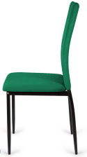 Krzesła tapicerowane Zestaw 4 VALVA DUO VELVET GREEN