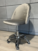 Krzesło obrotowe GLORIA OFFICE LIGHT GREY VELVET II GATUNEK