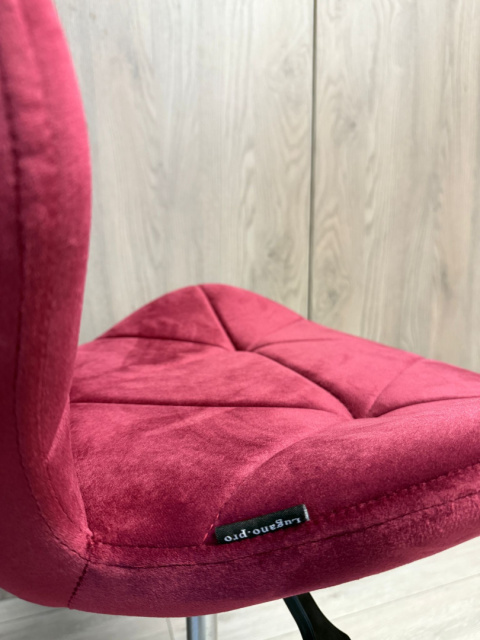 Krzesło obrotowe VASTO OFFICE VELVET BURGUNDY Krzesło obrotowe VASTO OFFICE VELVET BURGUNDY