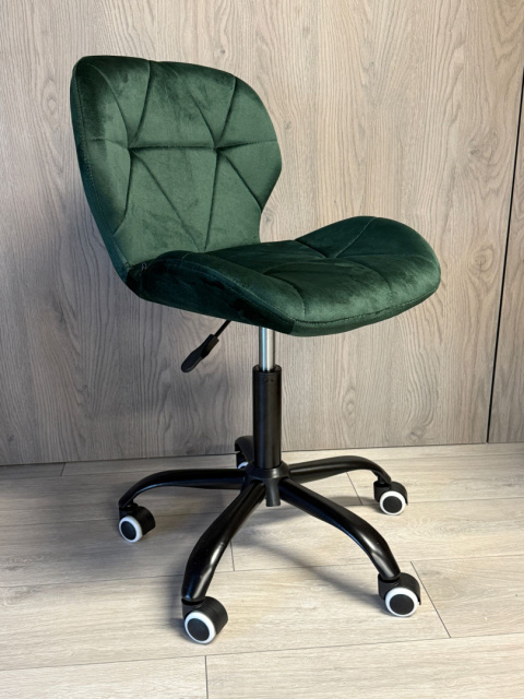 Krzesło obrotowe VASTO OFFICE VELVET FOREST GREEN SMOKE Krzesło obrotowe VASTO OFFICE VELVET FOREST GREEN SMOKE