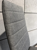 Krzesło tapicerowane VALVA LINE FABRIC GREY OUTLET