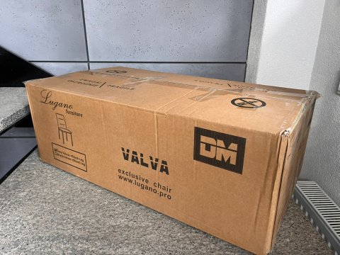 Krzesło tapicerowane VALVA LINE VELVET TRUFLE OUTLET Krzesło tapicerowane VALVA LINE VELVET TRUFLE OUTLET