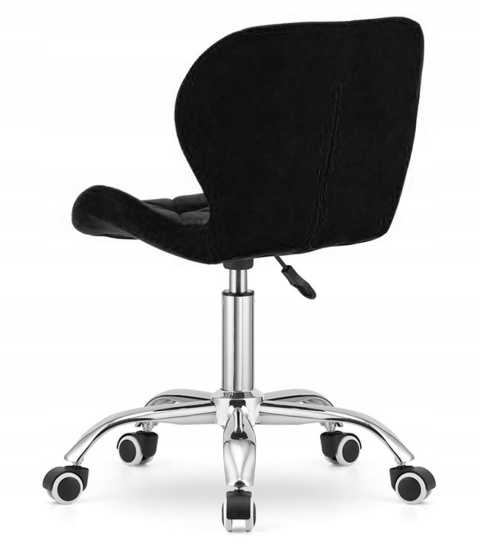 Krzesło obrotowe VASTO OFFICE VELVET BLACK Krzesło obrotowe VASTO OFFICE VELVET BLACK