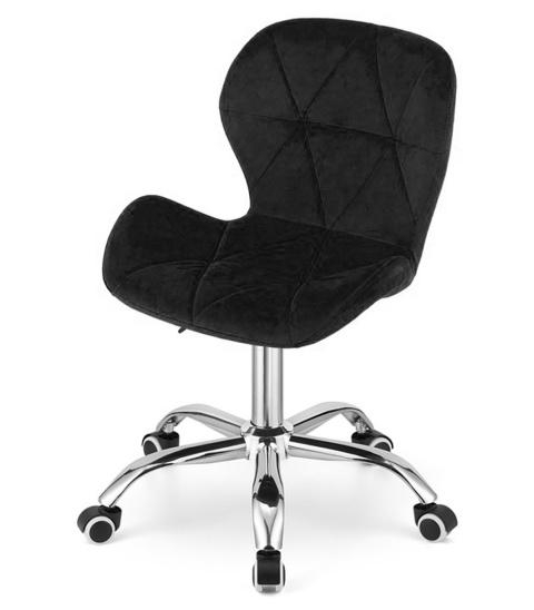 Krzesło obrotowe VASTO OFFICE VELVET BLACK Krzesło obrotowe VASTO OFFICE VELVET BLACK