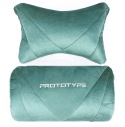 Fotel obrotowy gamingowy ENZO XL MINT ALCANTARA ICE