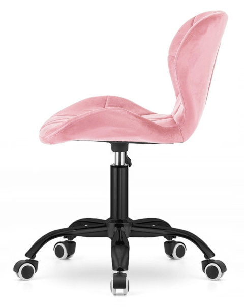 Krzesło obrotowe VASTO OFFICE VELVET PINK SMOKE OUTLET Krzesło obrotowe VASTO OFFICE VELVET PINK SMOKE OUTLET