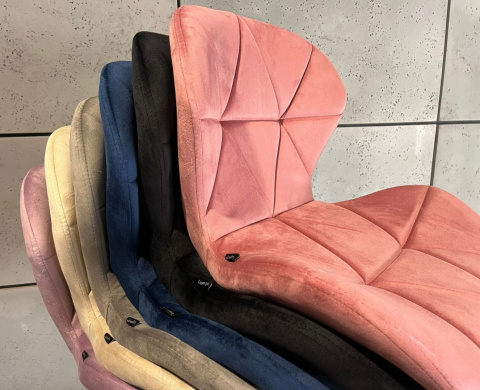 Krzesło obrotowe VASTO OFFICE VELVET PINK SMOKE OUTLET Krzesło obrotowe VASTO OFFICE VELVET PINK SMOKE OUTLET