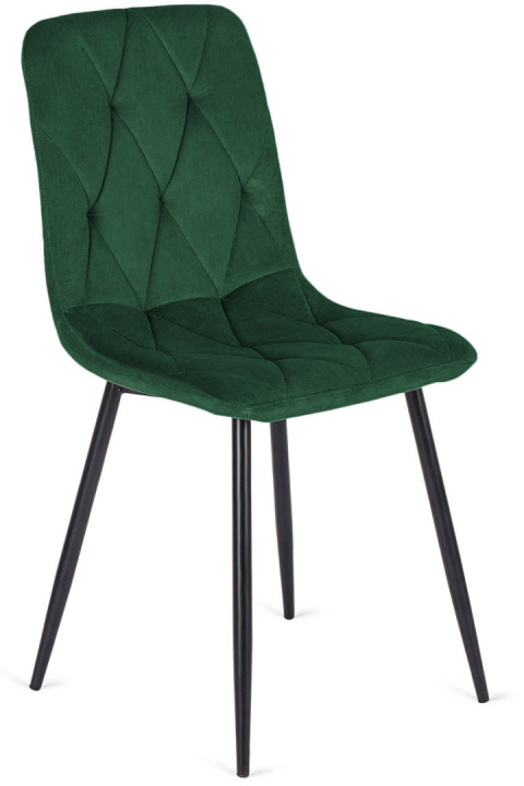 Krzesło tapicerowane BORGO VELVET GREEN Krzesło tapicerowane BORGO VELVET GREEN