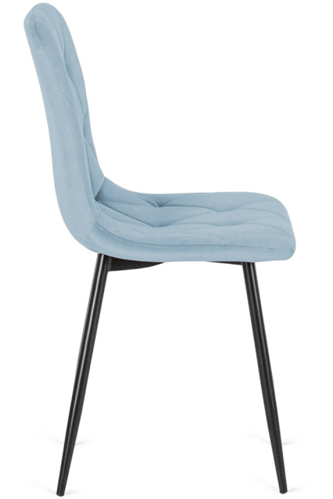 Krzesło tapicerowane BORGO VELVET LIGHT BLUE II GATUNEK Krzesło tapicerowane BORGO VELVET LIGHT BLUE II GATUNEK
