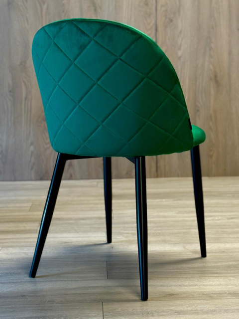 Krzesło tapicerowane GLORIA GREEN VELVET Krzesło tapicerowane GLORIA GREEN VELVET