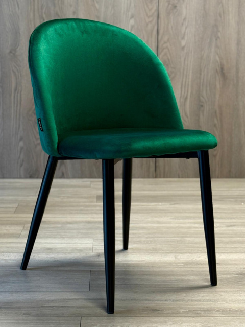 Krzesło tapicerowane GLORIA GREEN VELVET Krzesło tapicerowane GLORIA GREEN VELVET