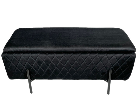 PUFA kufer Lugano LUZZI DIAMOND BLACK VELVET 95 II GATUNEK PUFA kufer Lugano LUZZI DIAMOND BLACK VELVET 95 II GATUNEK