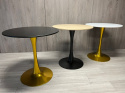 Stół okrągły VICTORY DARK WOOD 70 cm MILK