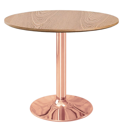 Stół okrągły VICTORY DARK WOOD 70 cm COPPER Stół okrągły VICTORY DARK WOOD 70 cm COPPER