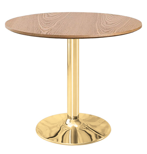 Stół okrągły VICTORY DARK WOOD 70 cm GOLD Stół okrągły VICTORY DARK WOOD 70 cm GOLD