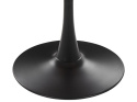 Stół okrągły VICTORY BLACK WOOD 70 cm SMOKE