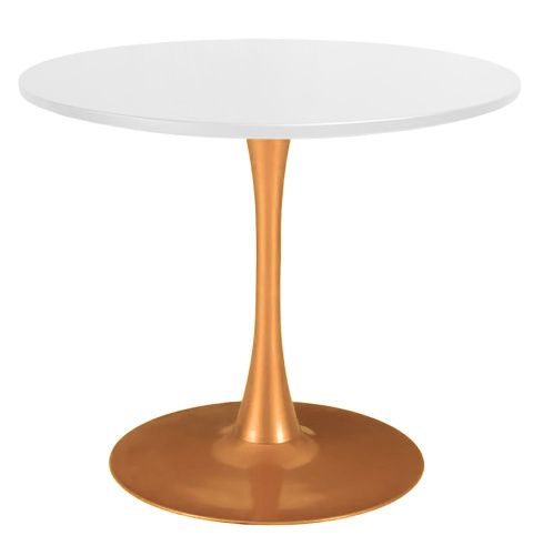 Stół okrągły VICTORY WHITE 70 cm COPPER Stół okrągły VICTORY WHITE 70 cm COPPER