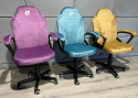 Fotel obrotowy do biurka MARIO ALCANTARA BLUE DUST OUTLET